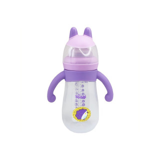 Пляшечка пластикова з силіконовими ручками MGZ-0200(Violet) 260 мл