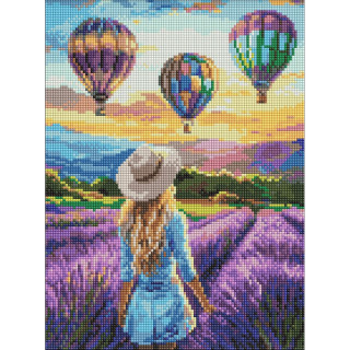 Алмазная мозаика "Лавандовые приключения" ©art_selena_ua AMO8218, 30х40 см