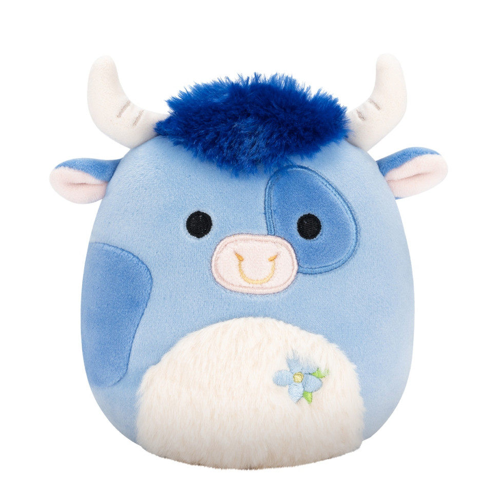 Детская мягкая игрушка Бык Бермайе Squishmallows SQER01213, 19 см опт, дропшиппинг