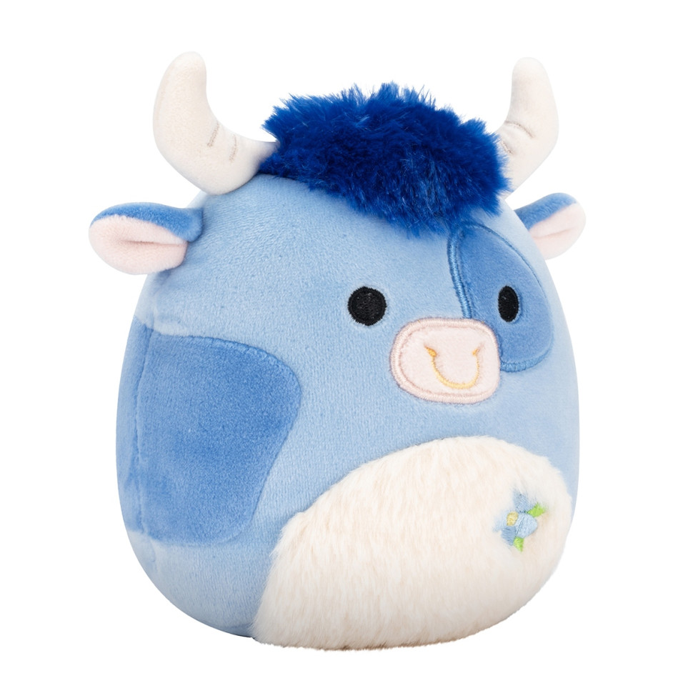 Детская мягкая игрушка Бык Бермайе Squishmallows SQER01213, 19 см опт, дропшиппинг
