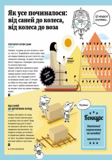 Детская энциклопедия: История автомобилей 626003 на укр. языке