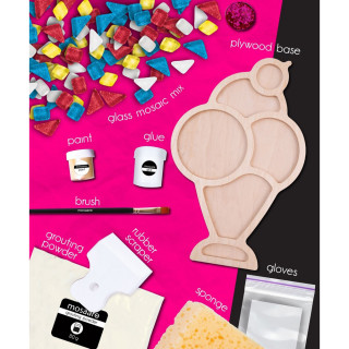 Детский набор для творчества хрустальная мозаика "Мороженое" MA1003