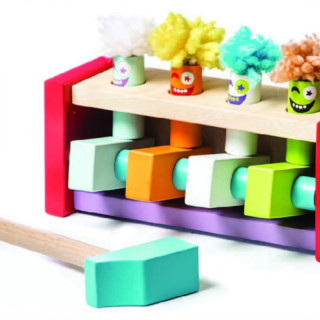 Детский игровой набор Клоуны – стучалка Cubika 13746 деревянный