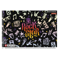 Альбом для рисования Rock Star PB-SC-030-563-1, 30 листов, 120г/м2