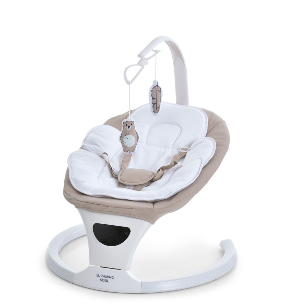 Укачивающий центр-шезлонг SOUL ME 1175 Beige опт, дропшиппинг