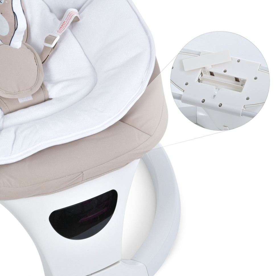 Укачивающий центр-шезлонг SOUL ME 1175 Beige опт, дропшиппинг