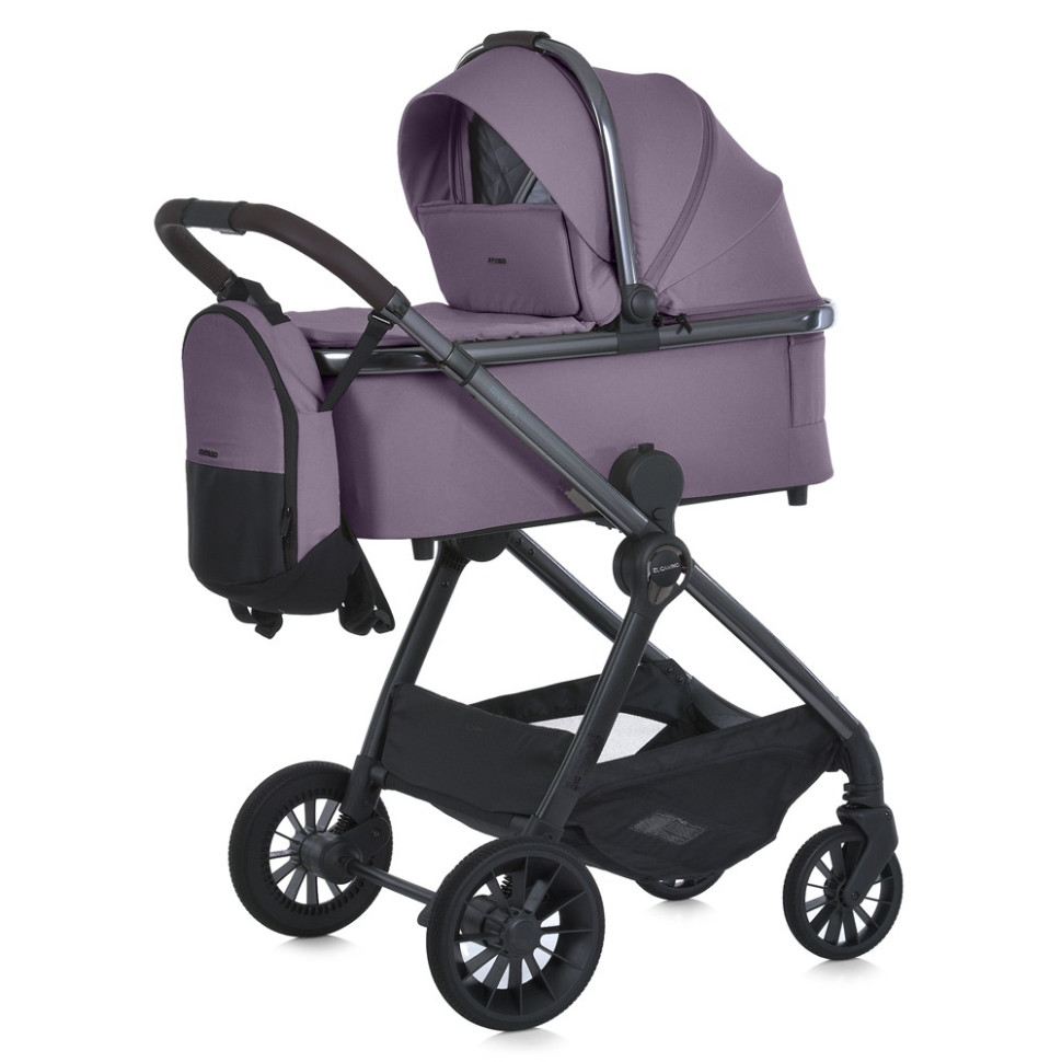 Дитяча універсальна коляска 2 в 1 RIVIERA ME 1183 Cloud Beige Grape Pink - гурт(опт), дропшиппінг 