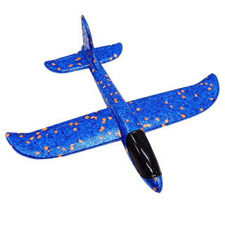 Детский метательный самолёт-планер C28001(Blue) длина 48 см