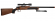 Детская игрушечная снайперская винтовка CYMA ZM51W с прицелом и лазером опт, дропшиппинг