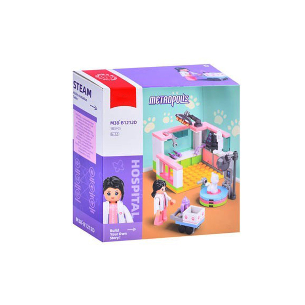 Конструктор детский «Metropolis Hospital» M38-B1212D 103 деталь опт, дропшиппинг