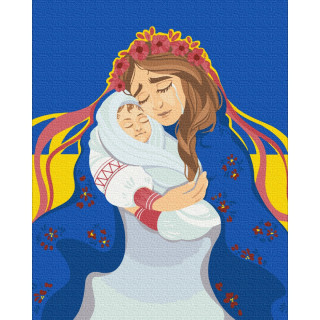 Картина по номерам "Ненька Украина" © Anastasiia Casarda Brushme BS53077 40х50 см
