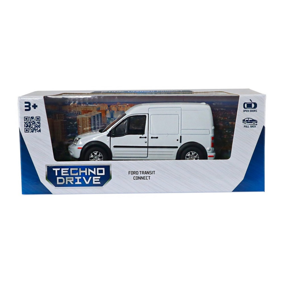 Автомодель Ford Transit Connect TechnoDrive 250386W масштаб 1:43 - гурт(опт), дропшиппінг