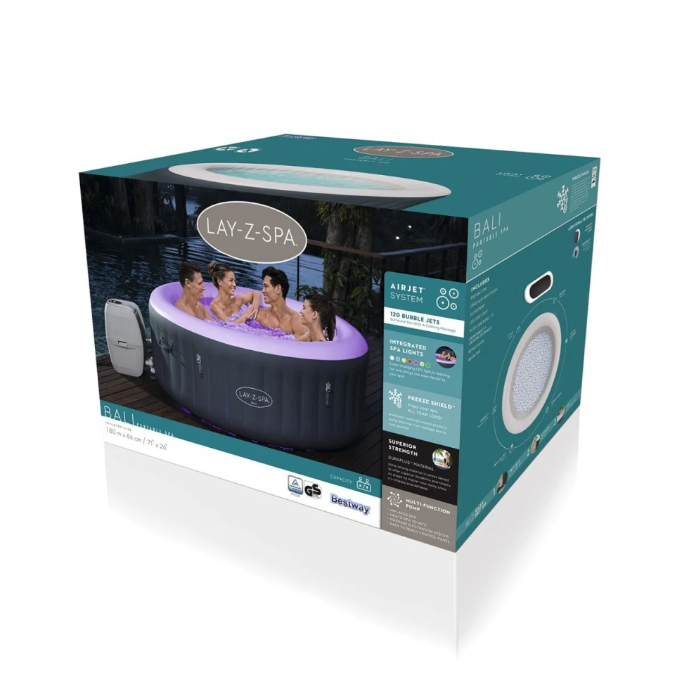 Басейн-джакузі Bestway 60009 (180-66 см), 669 л - гурт(опт), дропшиппінг 