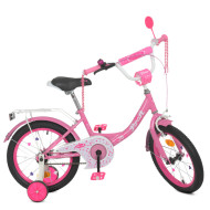 Велосипед дитячий PROF1 Y1611 16 дюймів, рожевий