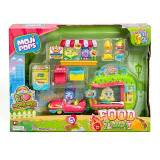Игровой набор Фургончик с Едой Moji Pops PMPSB216IN80 (2 фигурки, аксессуары)