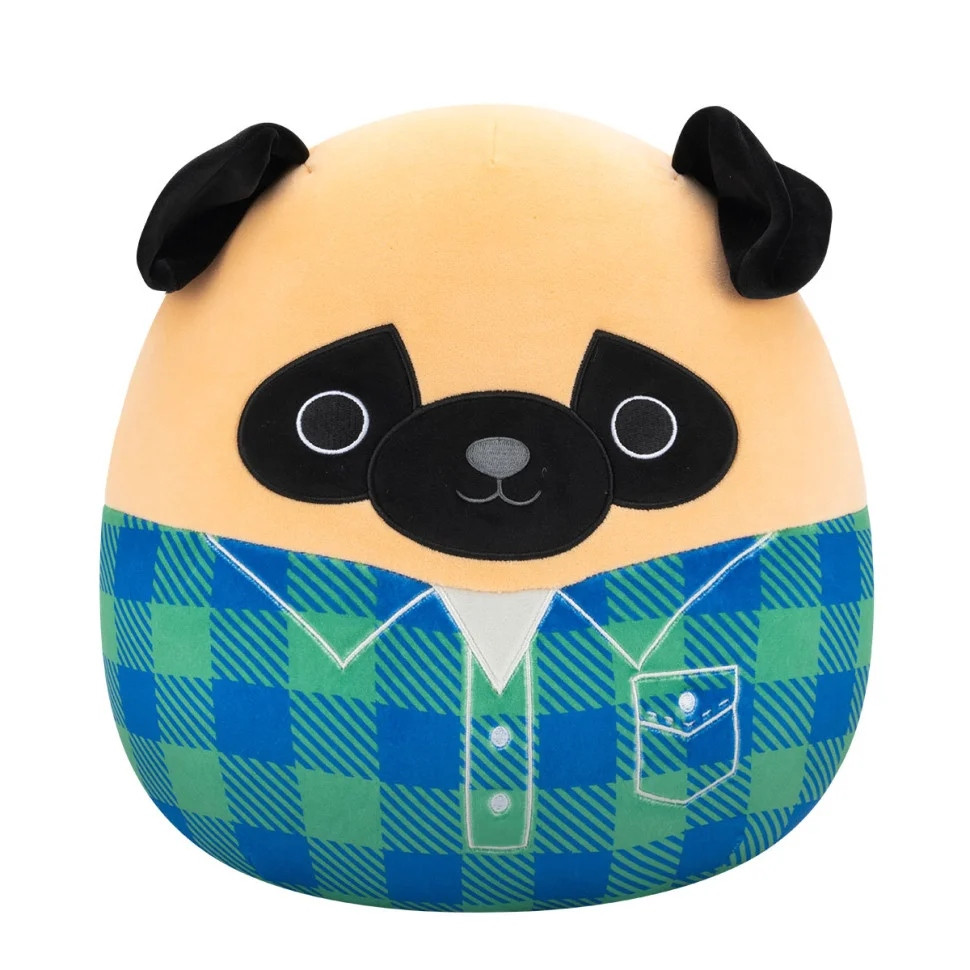 М'яка іграшка Мопс Принц у сорочці Squishmallows SQCR06622, 30 см - гурт(опт), дропшиппінг