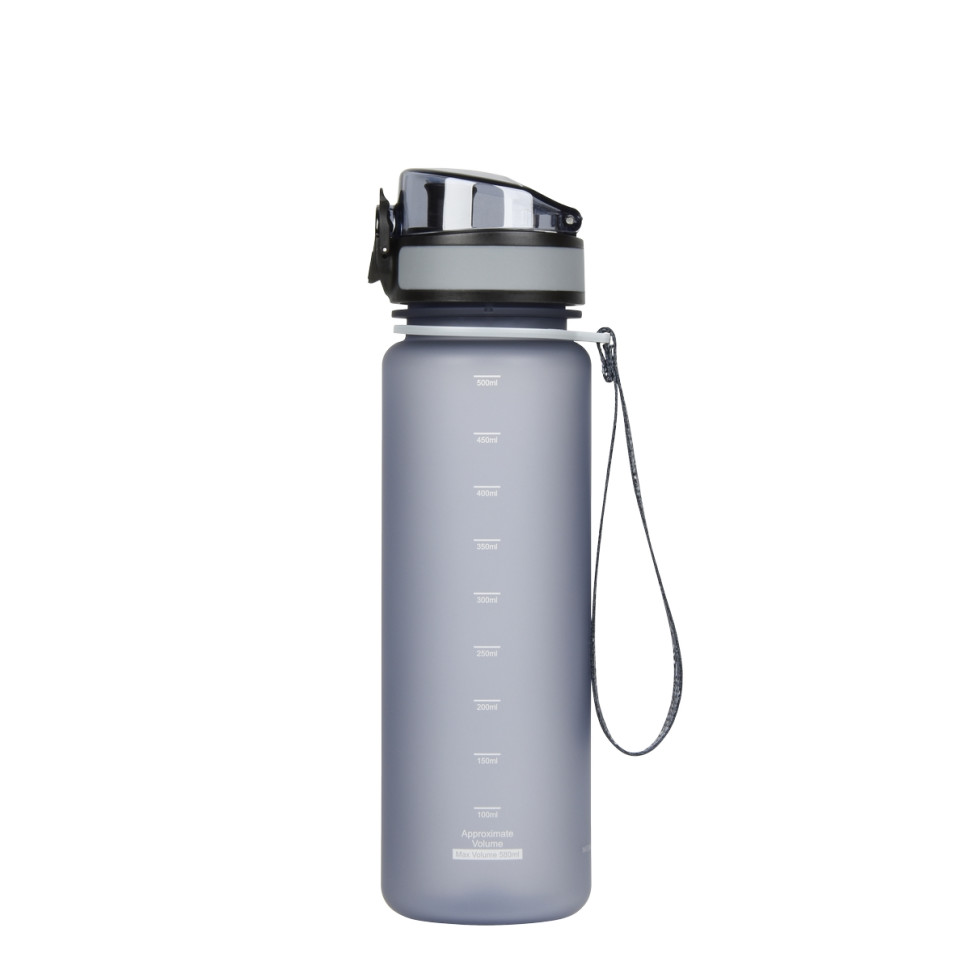 Бутылка для воды UZSPACE 3026(Grey) 500 мл, серая опт, дропшиппинг