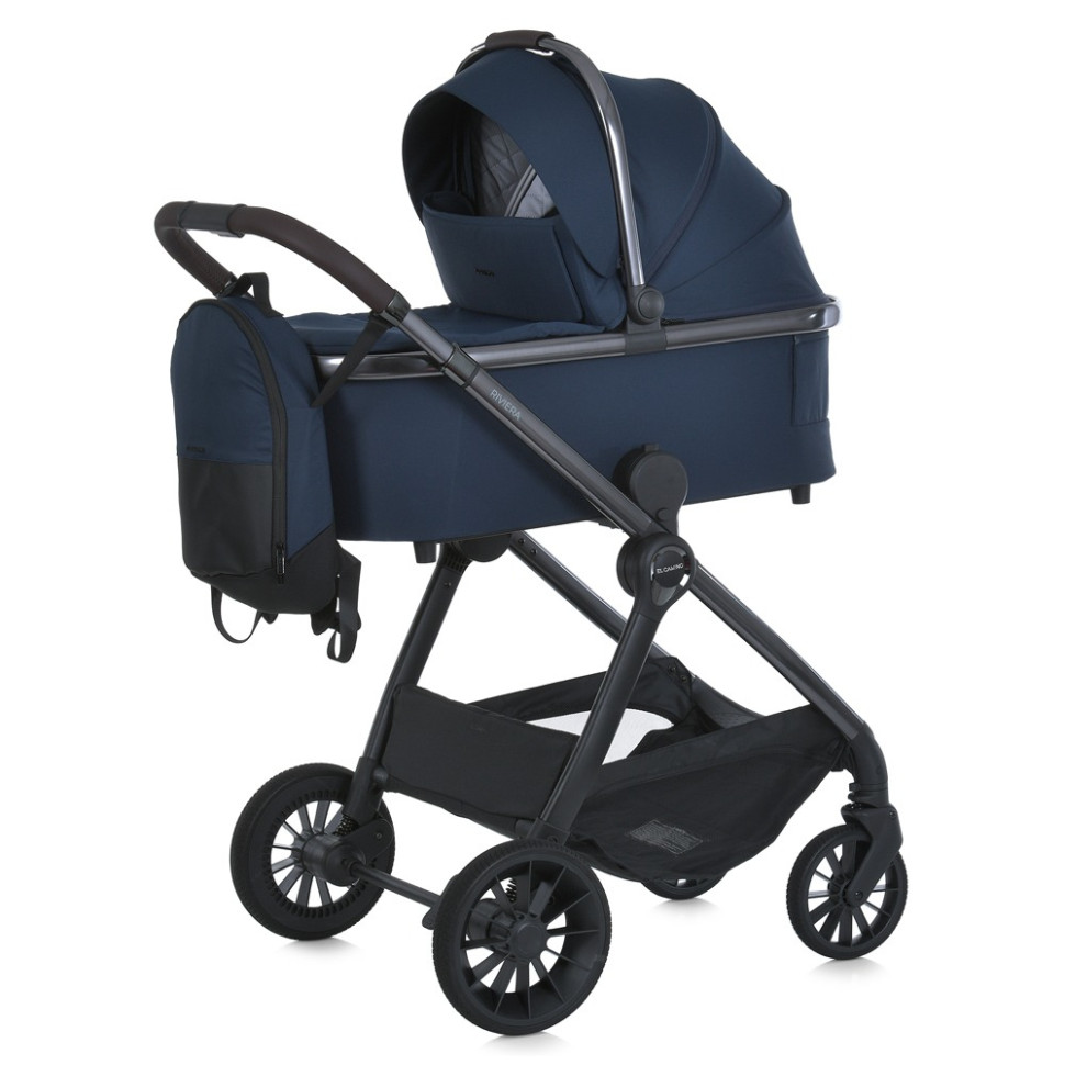 Детская универсальная коляска 2 в 1 RIVIERA ME 1183 Iris Blue опт, дропшиппинг