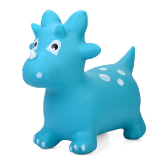 Детская игрушка-прыгун "Динозавр" MS 4846(Turquoise) резина, до 20 кг