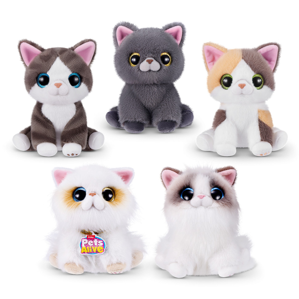 Интерактивный игровой набор-сюрприз Игривые котята Pets & Robo Alive S2 9568, 10 разных звуков опт, дропшиппинг