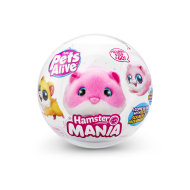 Интерактивная мягкая игрушка Забавный хомячок PETS ALIVE S1 Pets & Robo Alive 9543-2 розовый