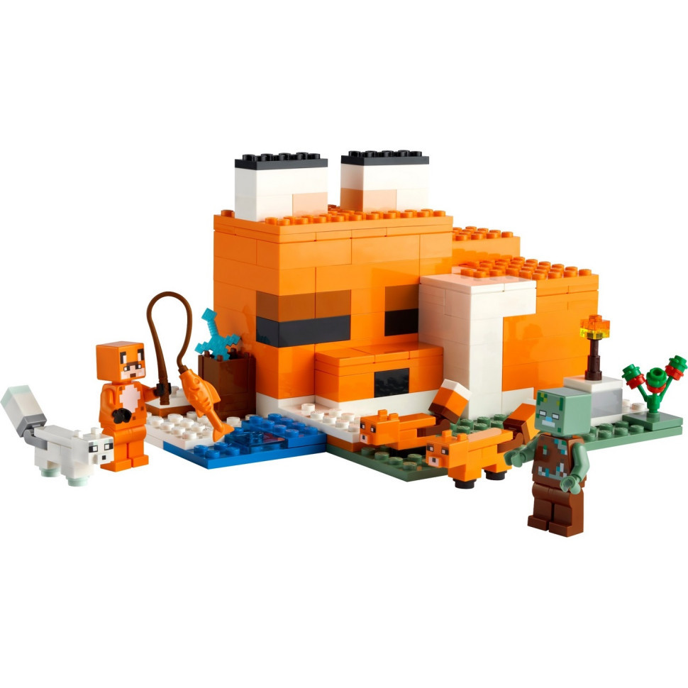 УЦІНКА! Конструктор LEGO Minecraft Хатина лисиці 21178-UC - гурт(опт), дропшиппінг 
