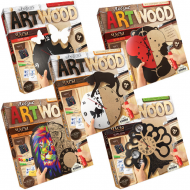 Комплект креативної творчості Годинник ARTWOOD 5909 для оформлення інтер'єру 