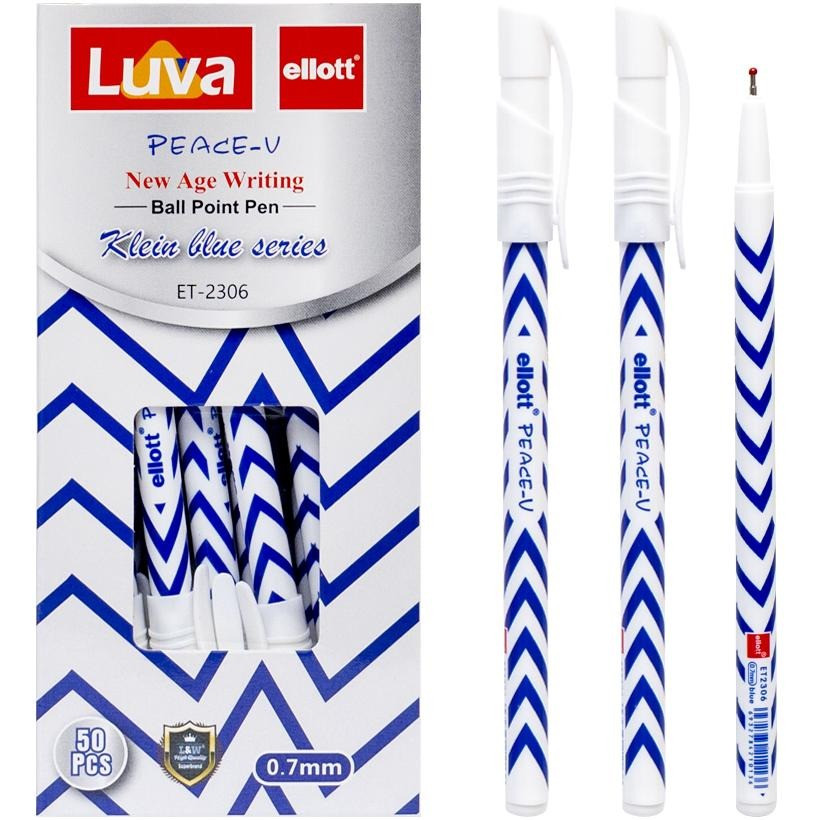 Ручка масляная «Luva Ellott» ET2306-50 синяя, 0,7 мм опт, дропшиппинг