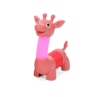 Детская антистресс-игрушка "Жирафик" SS-8024(Coral-2) световые эффекты