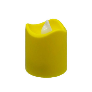 Декоративная свеча LED с пламенем 12-67C(Yellow) 4 см, желтый