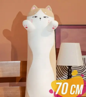 Мягкая игрушка антистресс "Кот батон" K15216, 70 см