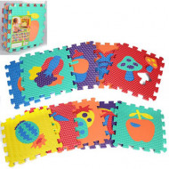 Дитячий килимок мозаїка Овочі, фрукти M 2622 матеріал EVA