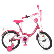 Велосипед дитячий PROF1 Y1613 16 дюймів, рожевий