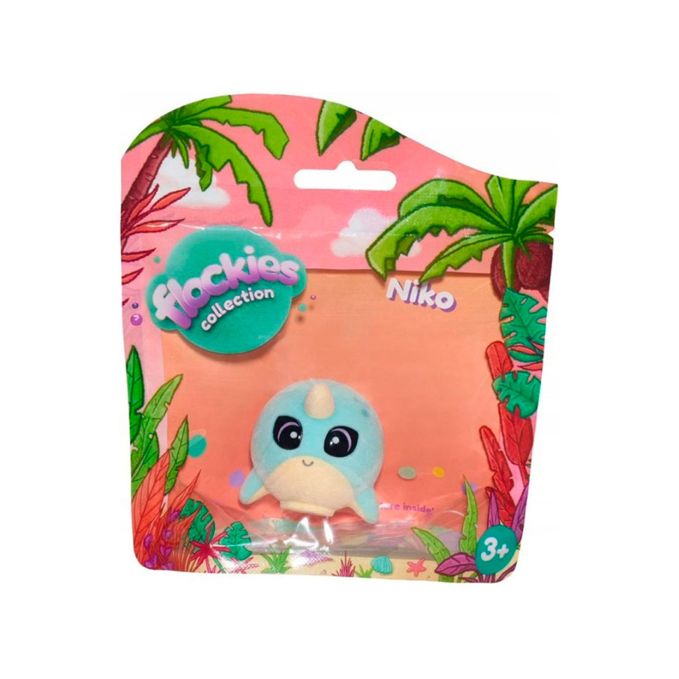 Коллекционная игрушка-фигурка Нарвал Нико Flockies S2 FLO0406 опт, дропшиппинг