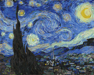 Картина по номерам. Brushme "Звездная ночь. Ван Гог" GX4756, 40х50 см                                         