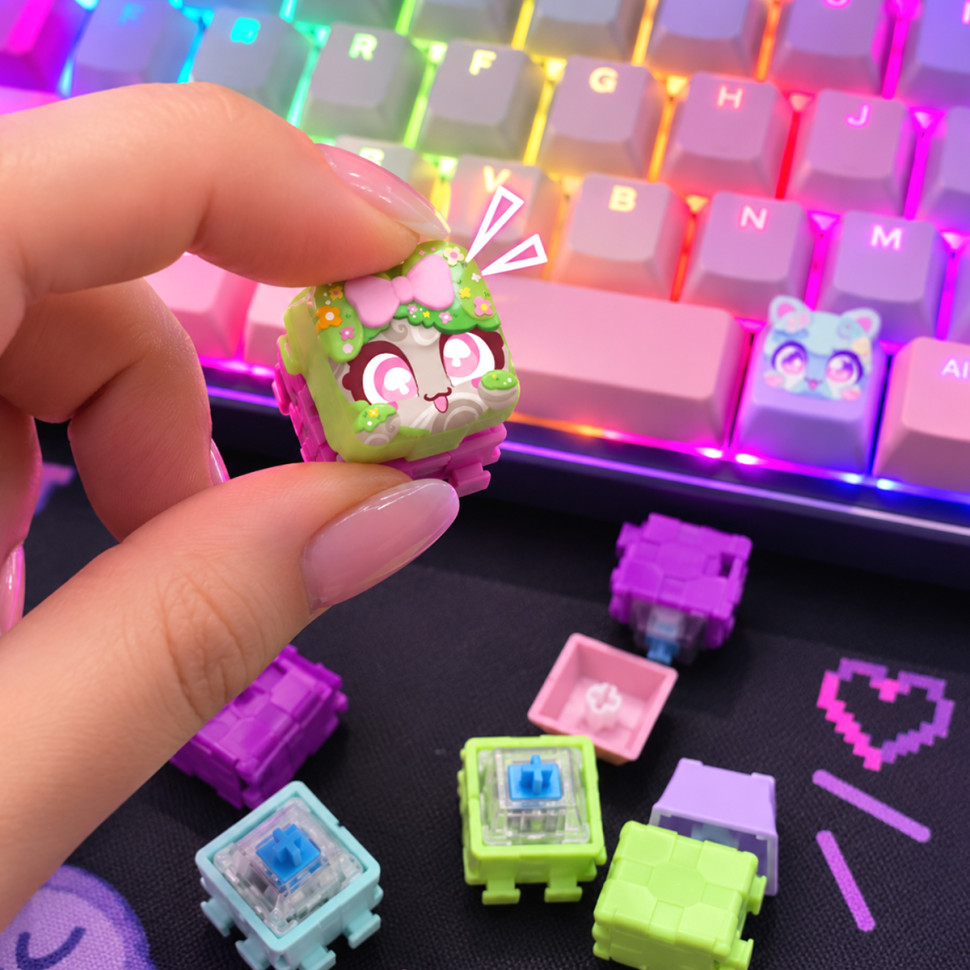 Коллекционная игрушка фиджет-кликер Кейкапики Clickeez 940853 серии Bubble Pops S3 опт, дропшиппинг