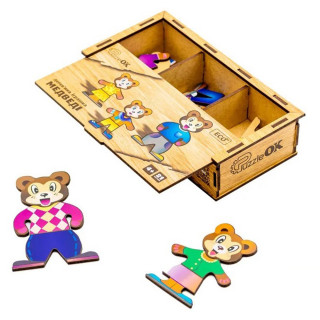 Деревянная настольная игра Медвежата Puz-12141