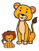 Дитяча книга-розмальовка для малюків "Мавпа" 403143 широкий контур - гурт(опт), дропшиппінг 
