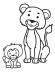 Дитяча книга-розмальовка для малюків "Мавпа" 403143 широкий контур - гурт(опт), дропшиппінг 