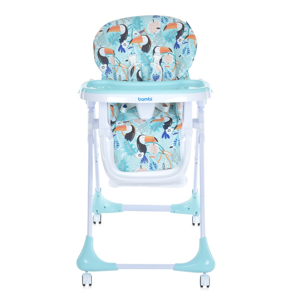 Стілець для годування M 3233 Toucan Mint висота регулюється - гурт(опт), дропшиппінг 