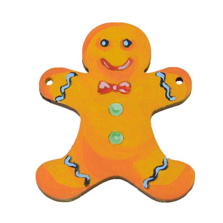 Набор для творчества новогодний Роспись акриловыми красками "Пряники" Умняшка НГ-002/3