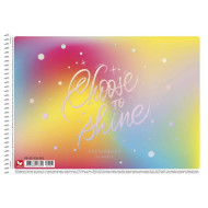 Альбом для малювання Choose to shine PB-SC-030-565-2, 30 аркушів, 120г/м2