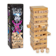 Развлекательная игра "Wonky" 30358 деревянная, на украинском языке