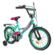 Велосипед детский 2-х колесный 16'' 211601 (RL7T) Like2bike Sky, бирюзовый, рама сталь, со звонком