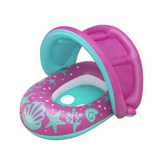 Детский надувной плотик 34091(Pink-Turquoise) размер 80х85 см