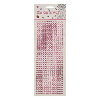 Наклейки декоративные XY-004(Pink) на планшетке 504 шт