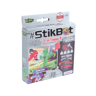 Игровой набор для анимационного творчества Карматопия Stikbot StikTannica SB270G_UAKD с аксессуарами