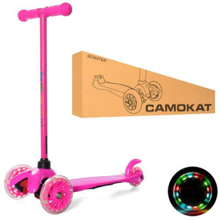 Дитячий самокат iTrike BB 3-013-5-P MINI колеса, що світяться