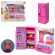 Кухонні меблі для ляльок типу барбі XS-14012 холодильник і робочий стіл - гурт(опт), дропшиппінг 