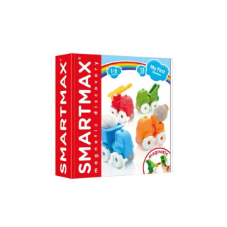 Магнитный конструктор "Мои первые машинки" Smartmax SMX 226, 13 деталей